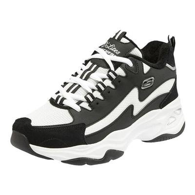 斯凯奇加绒熊猫鞋闪电老爹鞋女鞋