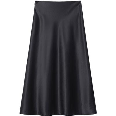 BLUE ERDOS2026早春新品都市通勤垂坠感缎面修身半身裙女