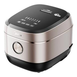 美的0涂层5升电饭煲新款316L不锈钢母婴级内胆IH加热多功能煮饭锅