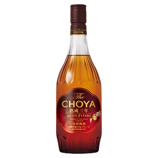 【礼盒】CHOYA蝶矢三年陈本格梅酒700ml日本大阪ISC金奖进口梅酒