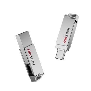 海康威视手机U盘128G USB3.2双接口电脑系统车载128高速优盘X327C