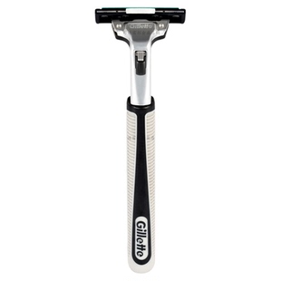 吉列威锋2刀片双层剃须刀手动刮胡刀2层胡须刀一按清洗替换刀头