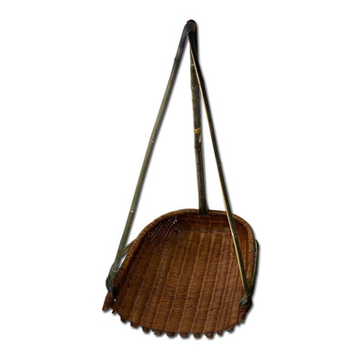 手工大提做旧复古摆设包邮竹编