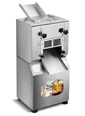 乐创电动不锈钢饺子皮大型压面机
