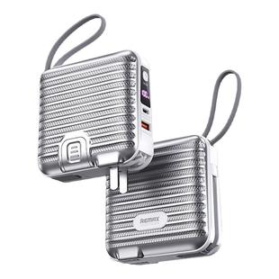 新国标3C认证】REMAX睿迈充电宝三合一插头88VIP享自带数据线15000毫安35W超大容量小巧适用苹果快充移动电源