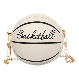 小众个性篮球设计迷你小包包女2025新款时尚百搭小圆包爆款斜挎包