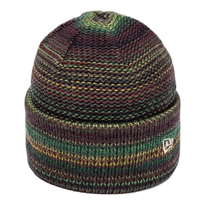 韩国代购NEWERA纽亦华2025冬季男女滑雪保暖防寒针织冷帽渐变黄绿