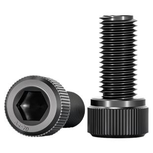 黑色316不锈钢内六角螺丝钉镀黑锌912DIN杯头螺栓M3M4M5M6M8M10