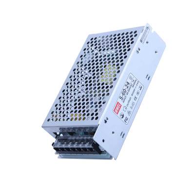 明伟3C认证S-60W-24V2.5a 12V5A开关电源AC220转DC直流CCC变压器