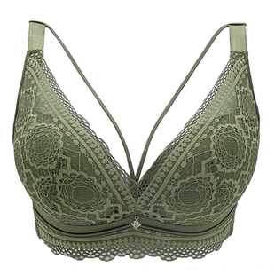 2477杰奎琳文胸大胸显小薄杯大包容温柔承托软钢圈无痕聚拢防下垂