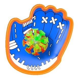 儿童棒球室内户外吸盘抛接球投掷接手眼协调锻炼宝宝益智早教玩具