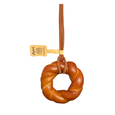 创意礼物手工碱水面包后视镜挂件