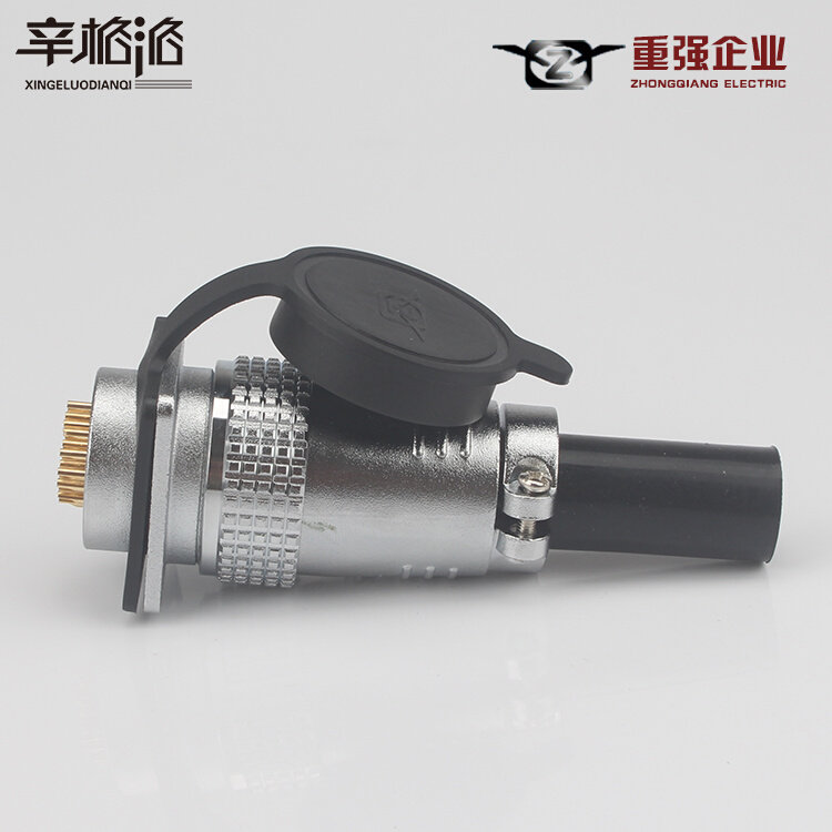 航空插头PLS/P28-2芯345678 10 12 14芯圆头连接器 孔径28mm