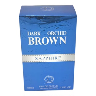 蓝色皮套女士香水ORCHID BROWN中东阿拉伯越南香水外贸厂家直销
