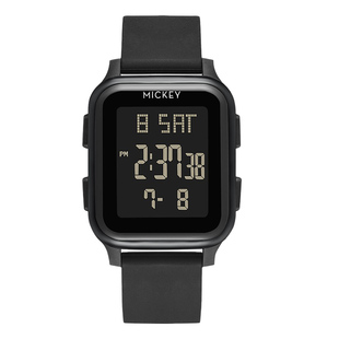 迪士尼电子手表男款学生初高中生儿童青少年运动防水男孩机械男生