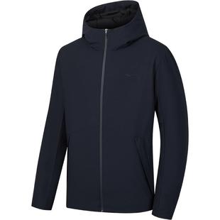 鸿星尔克棉服男款2025冬季新款男士通勤防风运动外套行政夹克男装