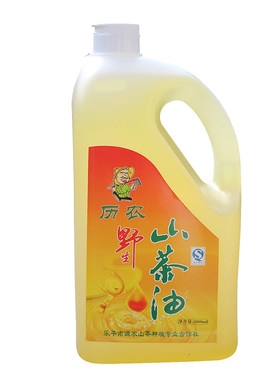 历农野山茶油2L耐高温炒菜食用油