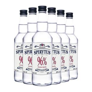 生命之水伏特加500ml*6瓶96度高度烈酒自制基酒进口洋酒预调酒