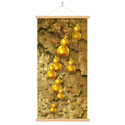 新中式福禄双全玄关挂画