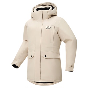 Ozark奥索卡25秋冬新品羽绒服鹅绒户外保暖7A抗菌抗静电派克服女