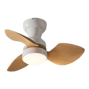奶油风卧室风扇灯阳台灯餐厅灯护眼静音吸顶灯北欧日式简约现代灯