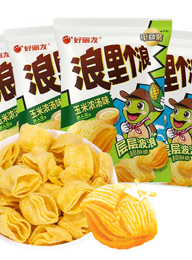 好丽友四层薯片浓香玉米味