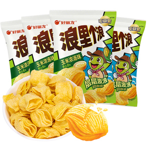 好丽友四层薯片浓香玉米味