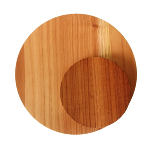 圆形木片红色实木手工diy模型木板材 红椿木料香椿烘干原木圆木板