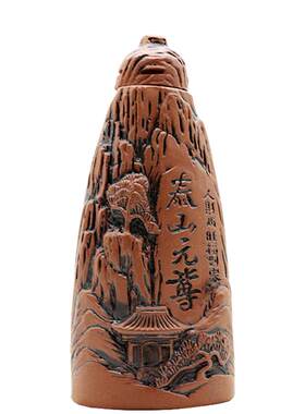 酒红泥山52高粱酒白酒500ml红泥