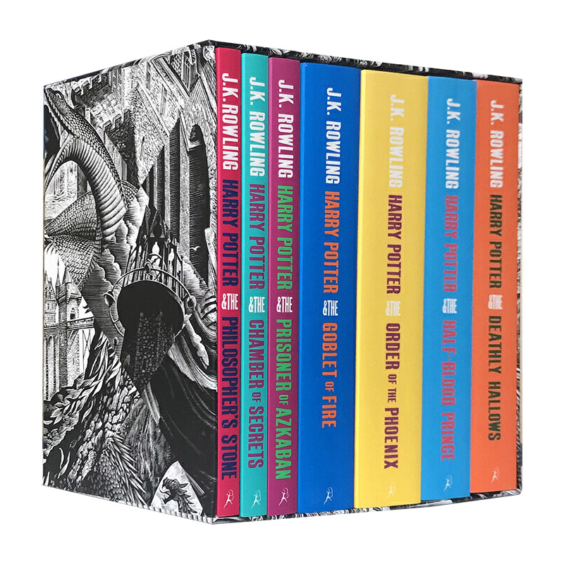 哈利波特英语原版书全套 1-7 Harry Potter Complete Collection 哈利波特与魔法石 JK罗琳 纯全英文版正版原著英语书籍