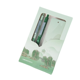 kaco中性笔碧波西子点途按动式刷题笔速干顺滑不断墨0.5黑色笔芯高颜值ins小清新办公文具中国风好写中性笔