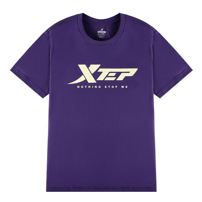 特步短袖t恤男新款大码宽松