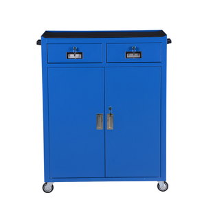 英飒重型收纳工具柜加厚车移动工地工厂车间五金铁皮多功能小推车