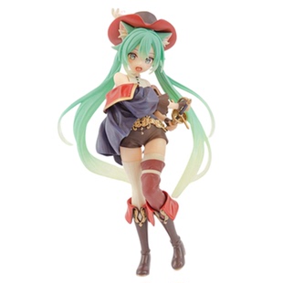 正版现货 Taito童话仙境初音未来 piapro miku穿靴子的猫景品手办