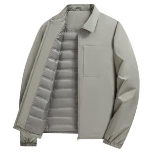 【90%鸭绒】圣得西高级感翻领羽绒服男款冬季年度畅销榜保暖外套