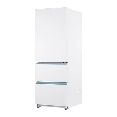 海尔冰箱310升三开门一级能效风冷无霜变频节能小型家用官方正品