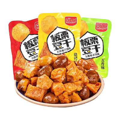 豆多奇板栗豆干手撕素牛肉零食