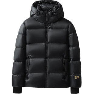 名牌正品保罗高端黑金羽绒服男女款冬季白鹅绒加厚保暖情侣外套男