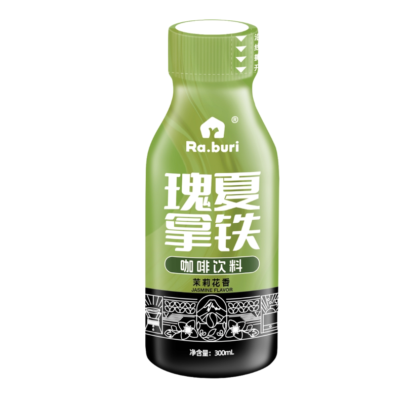 叻丕里瑰夏拿铁茉莉味&橙C凤梨美式即饮咖啡小瓶装一整箱实惠正品