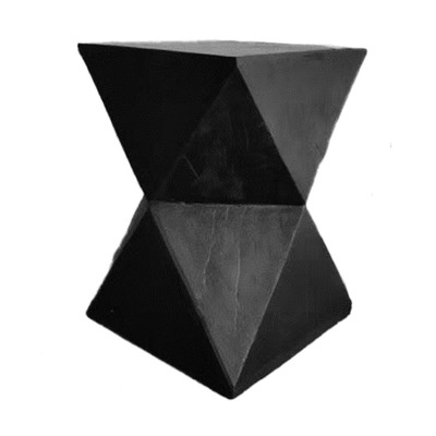 艺术几何风民宿咖啡馆户外小桌子