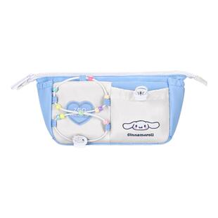 正版带标 hellokitty多巴胺笔袋女生 三丽鸥学生大容量高颜值ins风文具袋 玉桂狗儿童收纳袋小学初中生铅笔盒