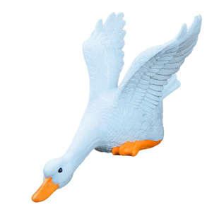 户外庭院假山流水池花园装饰摆件仿真鸭子摆件鱼缸鱼池景观造景