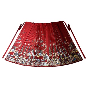 子爵秋色原创汉服【江上吟】明制书法马面裙国风日常出街春夏秋冬