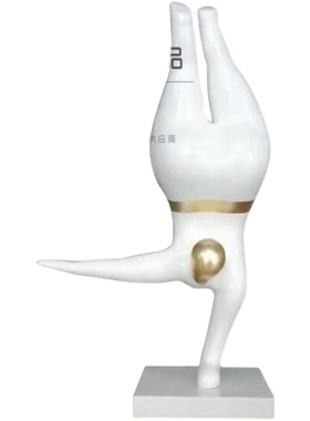 雕塑玄关装饰品大微树脂创意艺术