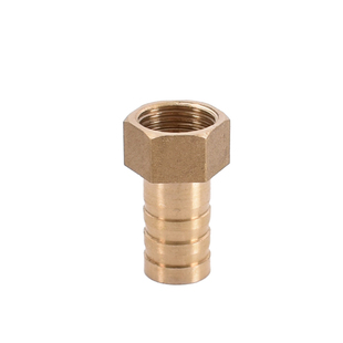 黄铜内丝宝塔接头1分2分3分转6 8 10 12 14 16mm软管内径插口配件