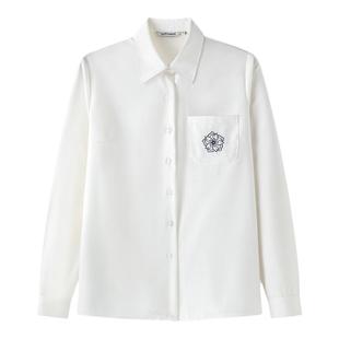 东京岁时记jk校供日系学院风制服秋衬衫衬衣长袖宽松白衬衫沐樱时