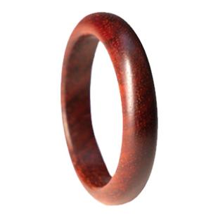 【浔系列·赤】小叶紫檀木戒指古风刻字小众本命年男女情侣文艺