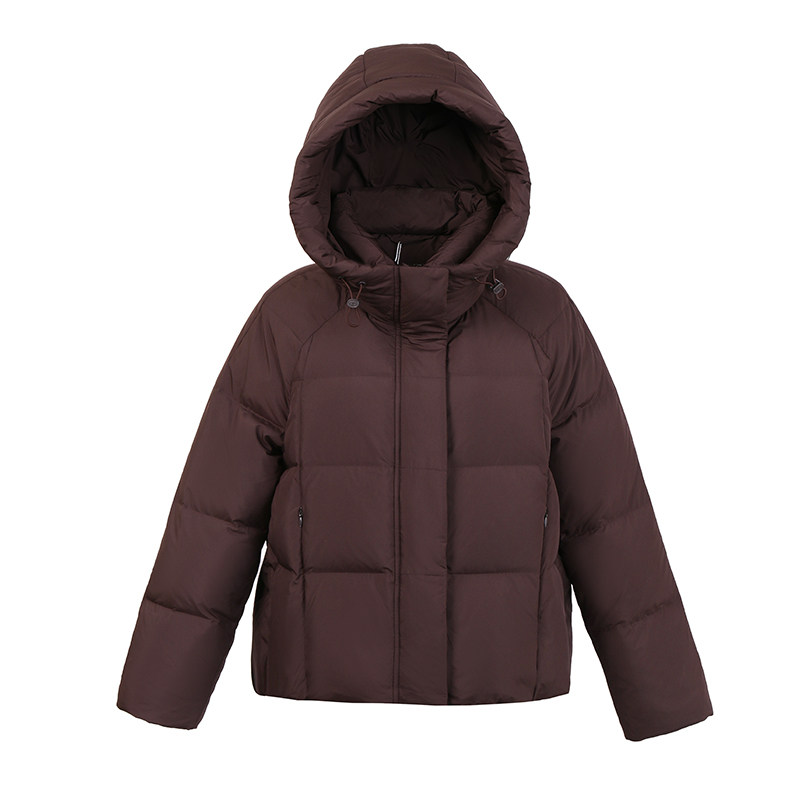 雪中飞羽绒服女式2026新款保暖加厚白鸭绒防寒服洋气羽绒外套宽松