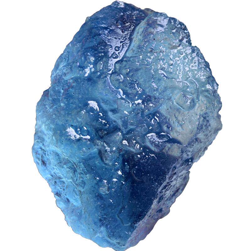 天然海蓝宝石原石摆件手玩件奇石水晶矿石冰种裸石高端原矿