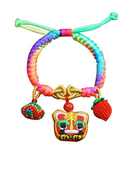 端午节五彩绳婴儿手链手绳情侣